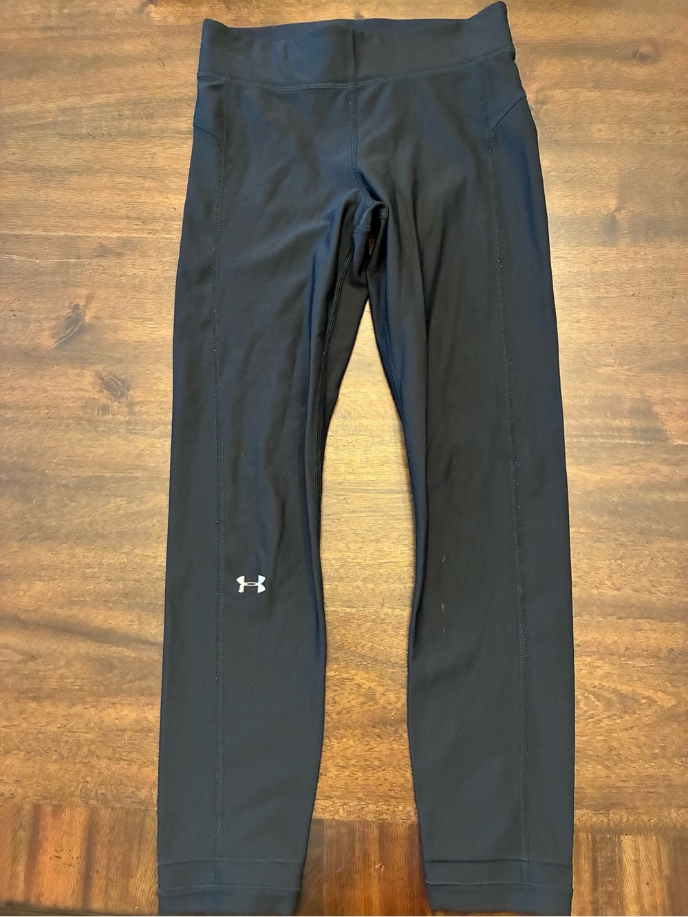 Under Armour Leggings Women's Size Small Black Full Length Athletic Workout